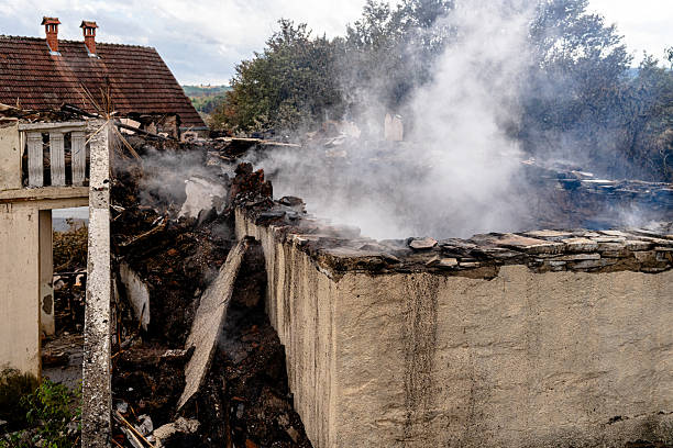 Professional Fire Damage Removal technician working in Damascus, MD